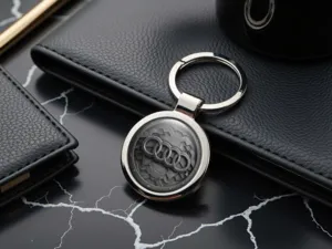Audi Anello Chiave Design Look Metallo Lusso Premium